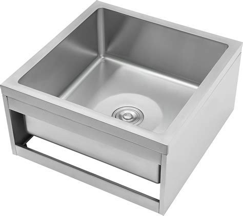 Amazon.com: 304 Stainless Steel Floor Mop Sink, Mop Service Basin with ...