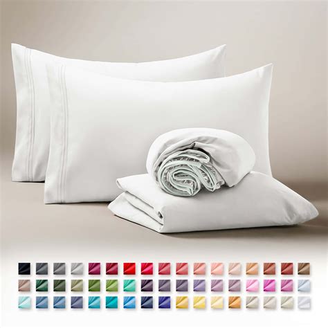 Clara Clark Twin XL Sheets Set, 1800 Series Deep Pocket Twin XL Sheet ...