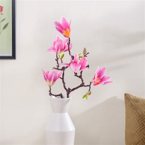 Decorative Lily Flower Stem Pink Online - Premium Artificial Flower ...