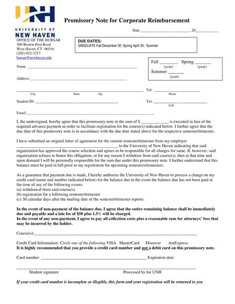 Image result for Bank Promissory Note