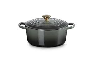 Buy Le Creuset Cast Enamel Pot, Signature, Cocotte Rondo (22 cm) Time ...