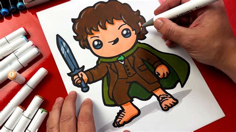 How To Draw Frodo From Lord Of The Rings - Art For Kids Hub — Free Drawing Lessons for Kids
