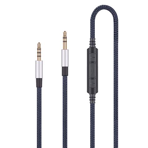 Audio Replacement Cable with in-Line Mic Remote Volume Control ...