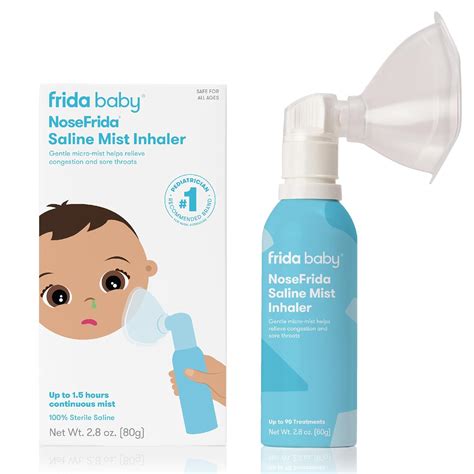 Amazon.com : Frida Baby NoseFrida Saline Mist Nasal Inhaler ...