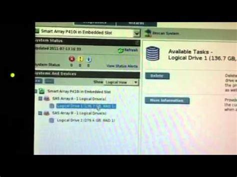 HP Array Configuration Utility 的图像结果