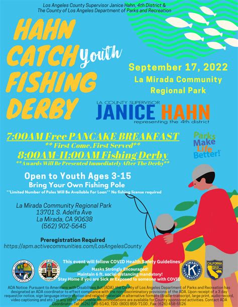 Annual Fishing Derby September 17th - Discover La Mirada California