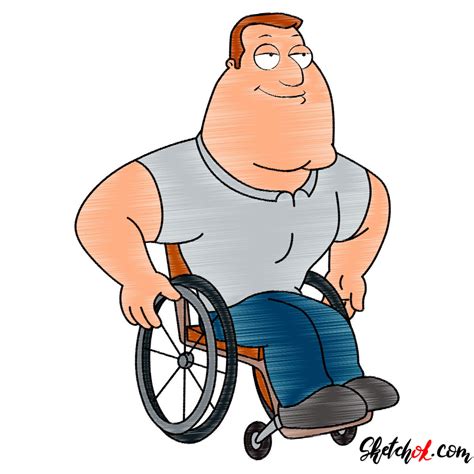 Sketching Quahog's Tough Cop: How to Draw Joe Swanson