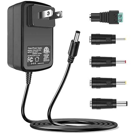 100V-240V to 24V 1A AC/DC Switching Power Supply Adapter with 5 ...