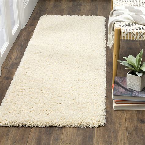 Buy LUXE ZONE Rectangular Modern Fluffy Fur Rug Shaggy Carpet For ...