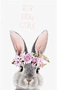 Image result for Bunny with Flowers Clip Art