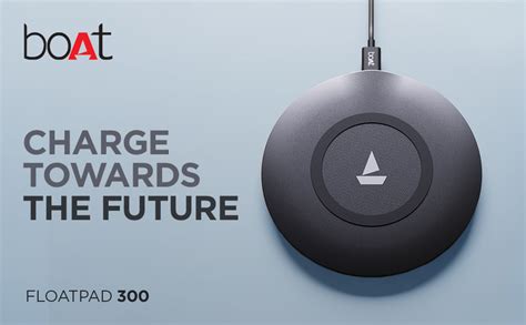 boAt floAtpad 300 Wireless Charger with 6mm Transmission Range, Smart ...
