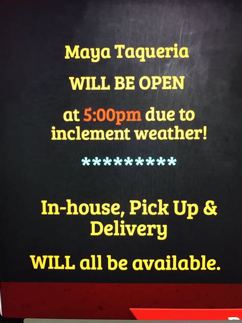 Maya Taqueria (@MayaTaqueria_) / Twitter