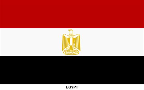 Flag of EGYPT, EGYPT national flag 45742595 Vector Art at Vecteezy