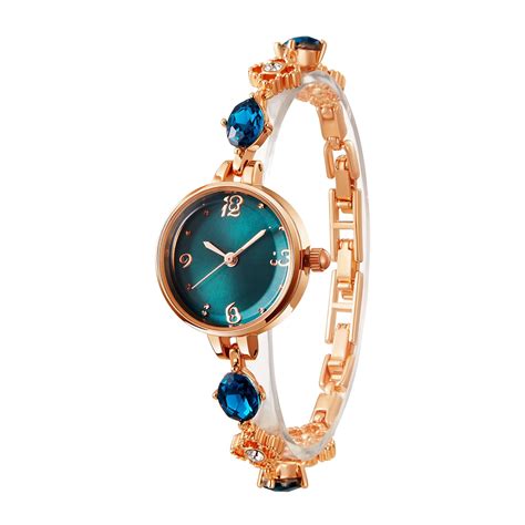 Womens Bracelet Watch Round Mini Watches For Women Waterproof Exquisite ...