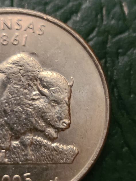 2005 kansas state quarters possible errors on reverse each? | Coin Talk