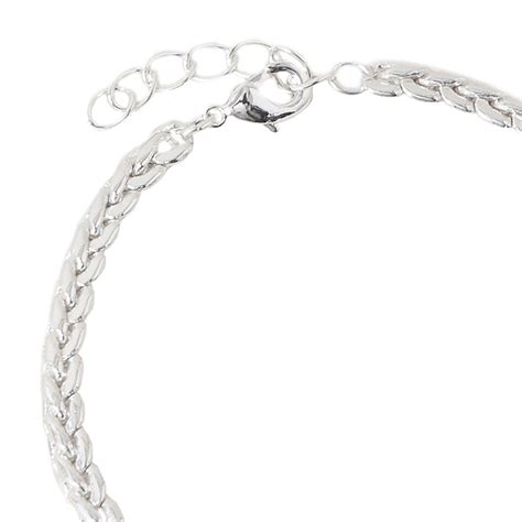 Buy Accessorize London 925 Pure Sterling St Silver Plated Platted Chain ...
