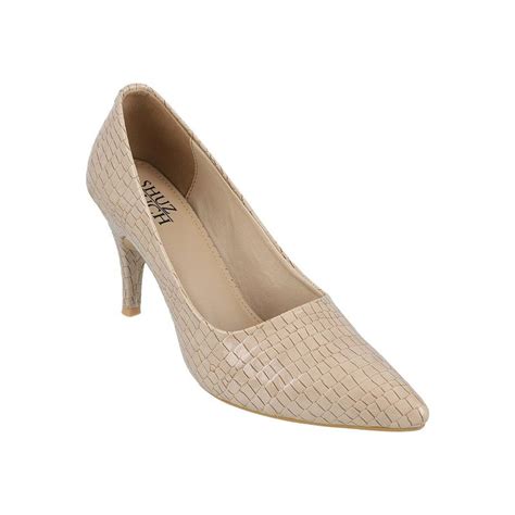 Buy SHUZ TOUCH Women Latest Pointed Toe Stylish Corcodile Design Pumps ...
