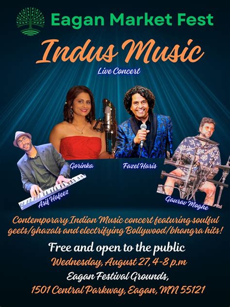 Indus Music - Live in Concert at Eagan Market Fest, Eagan Central Park ...