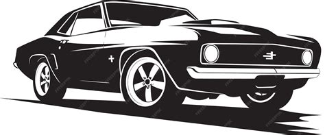 Restored glory vintage muscle cars in pristine condition | Premium AI ...