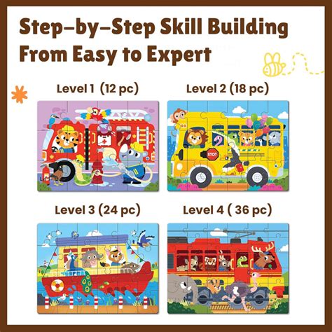 Play Panda 4 in a Box Vehicles Puzzle — Toycra