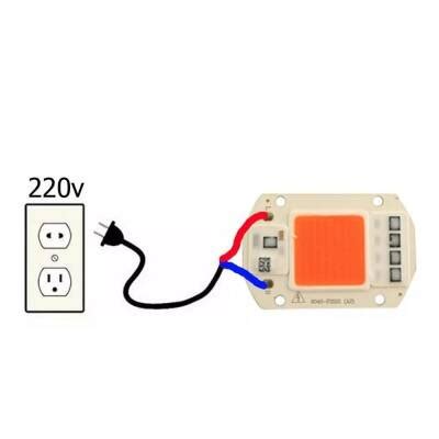 Red 220V Projector Cob Led with 50W Driver Chip Motorobit - Motorobit.com