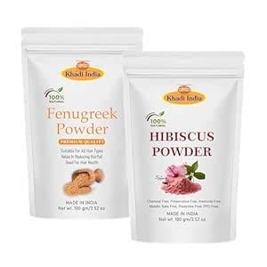 Khadi 100% Pure & Natural Herbal Fenugreek Powder (Methi powder) with ...