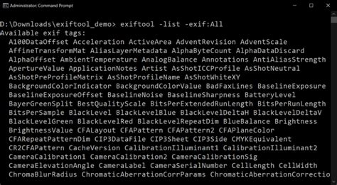 Image result for Exiftool Examples