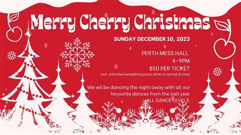 Cherry Steppers White Christmas Social, Perth Mess Hall, 10 December ...