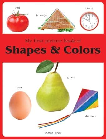 My first picture book of Shapes and Colours: Picture Books for Children ...