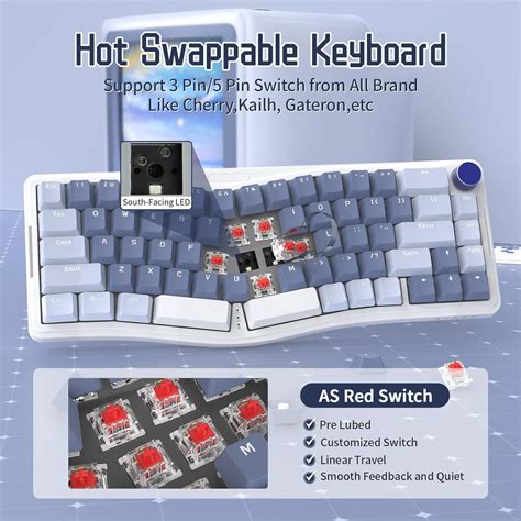 ATTACK SHARK AKS068 Alice Layout Wired Mechanical India | Ubuy
