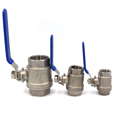 Ball Valve 1/4 1/2 3/4 1 2 3 4 Inch CF8m CF8 304 316 Stainless Steel 1000 Wog Thread 2PC Ball ...
