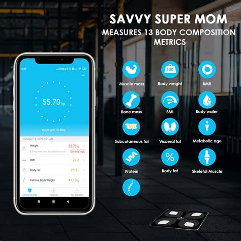 ActiveX Savvy Body Composition Scale for Pregnant Mom
