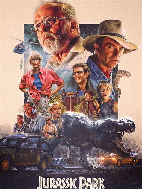 JURASSIC PARK - 1993 MOVIE POSTER 12X18 INCH : Amazon.co.uk: Home & Kitchen