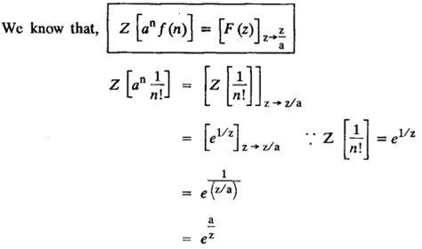 Image result for Z-Transforms Recurrence Formula