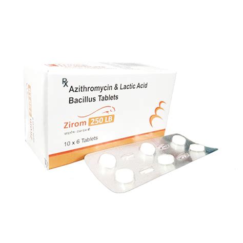 ZIROM-250 LB Tablets Trumac Healthcare