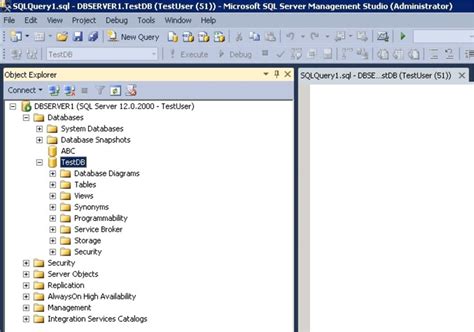Image result for SQL Server Management Studio Object Explorer
