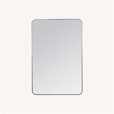 Pottery Barn Slim Profile Rounded Edge Mirror - AptDeco