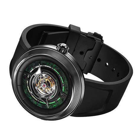 Peacock Black Hole Central Tourbillon Watch 46mm – Peacock Watches