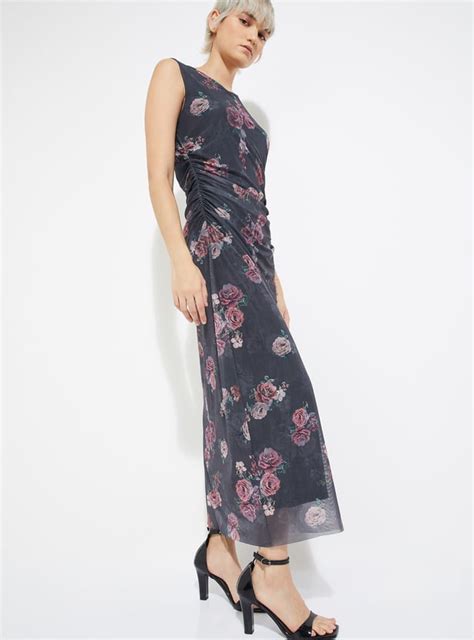 Buy ALAYA F x URB_N Women Floral Print Bodycon Dress Online at just Rs ...