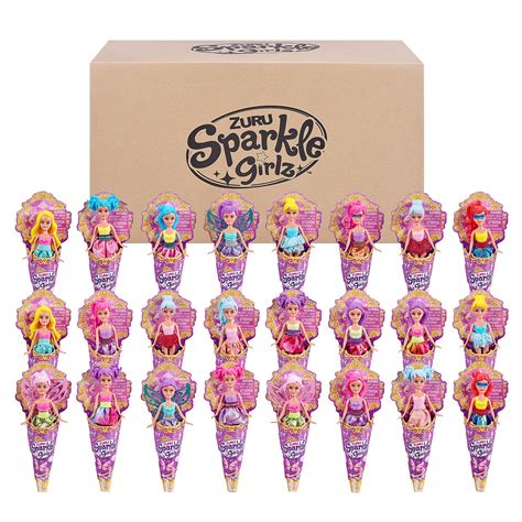 Buy Sparkle Girlz 24 Mini Cute Dolls in a Cone by ZURU Miniature Toys ...