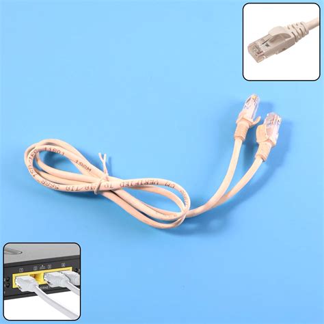 High-Speed 1 Meter Ethernet LAN Cable (1 Pc) – Sky Shopy