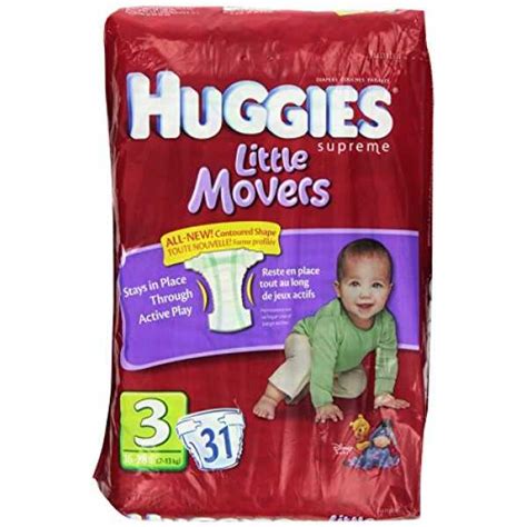 Huggies Little Movers Diapers Size 3 (31 Pieces) Price in India, Specs ...