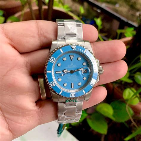 Rolex Submariner 2024 Edition Silver-Blue – ShahStore