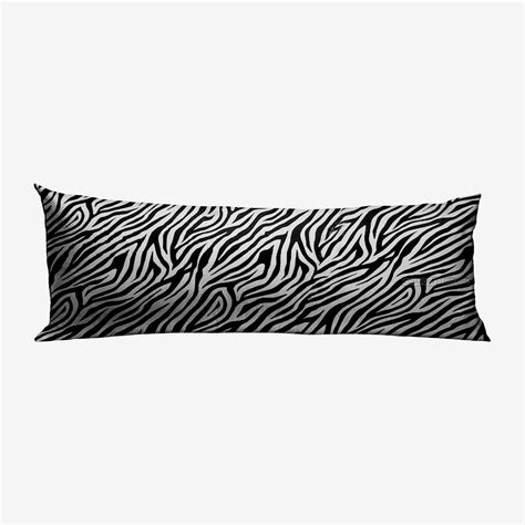 100% Cotton 800 TC Zebra Print Body Pillow Cover — comfortbeddings-usa