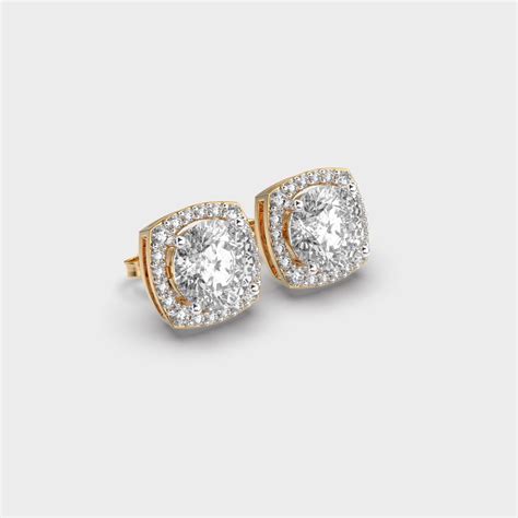 Buy Charming Quads Padma Cut Diamond Studs At Jewelbox