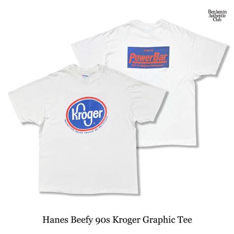 Hanes 90s Kroger Graphic Tee made in USA | BENJAMIN AUTHENTIC CLUB