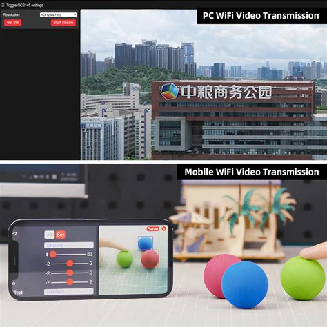 ESP32-S3 AI Vision Module Support WiFi Video Transmission, Face and Co ...