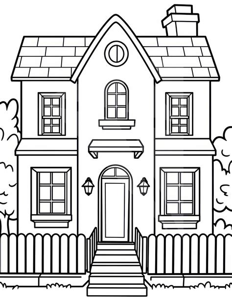 65 House Coloring Pages For Adults And Kids - Our Mindful Life