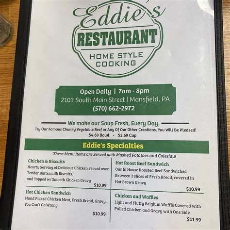 Eddie's Restaurant Gettysburg Pa