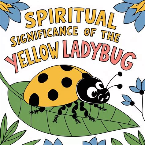 Mystical - The Spiritual Significance of the Yellow Ladybug: 15 Key ...